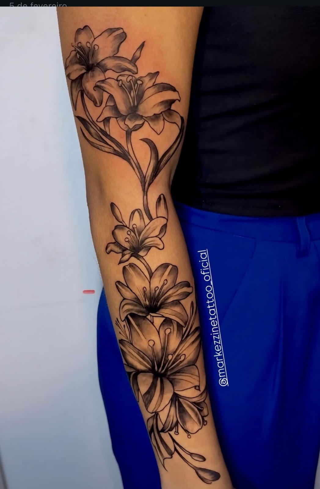 Tatuagem realizada no estúdio Markezzine Tattoo — peça 1