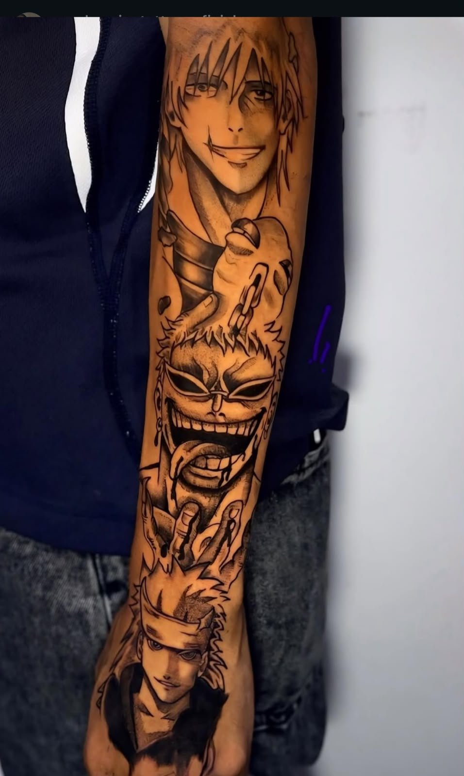 Tatuagem realizada no estúdio Markezzine Tattoo — peça 3
