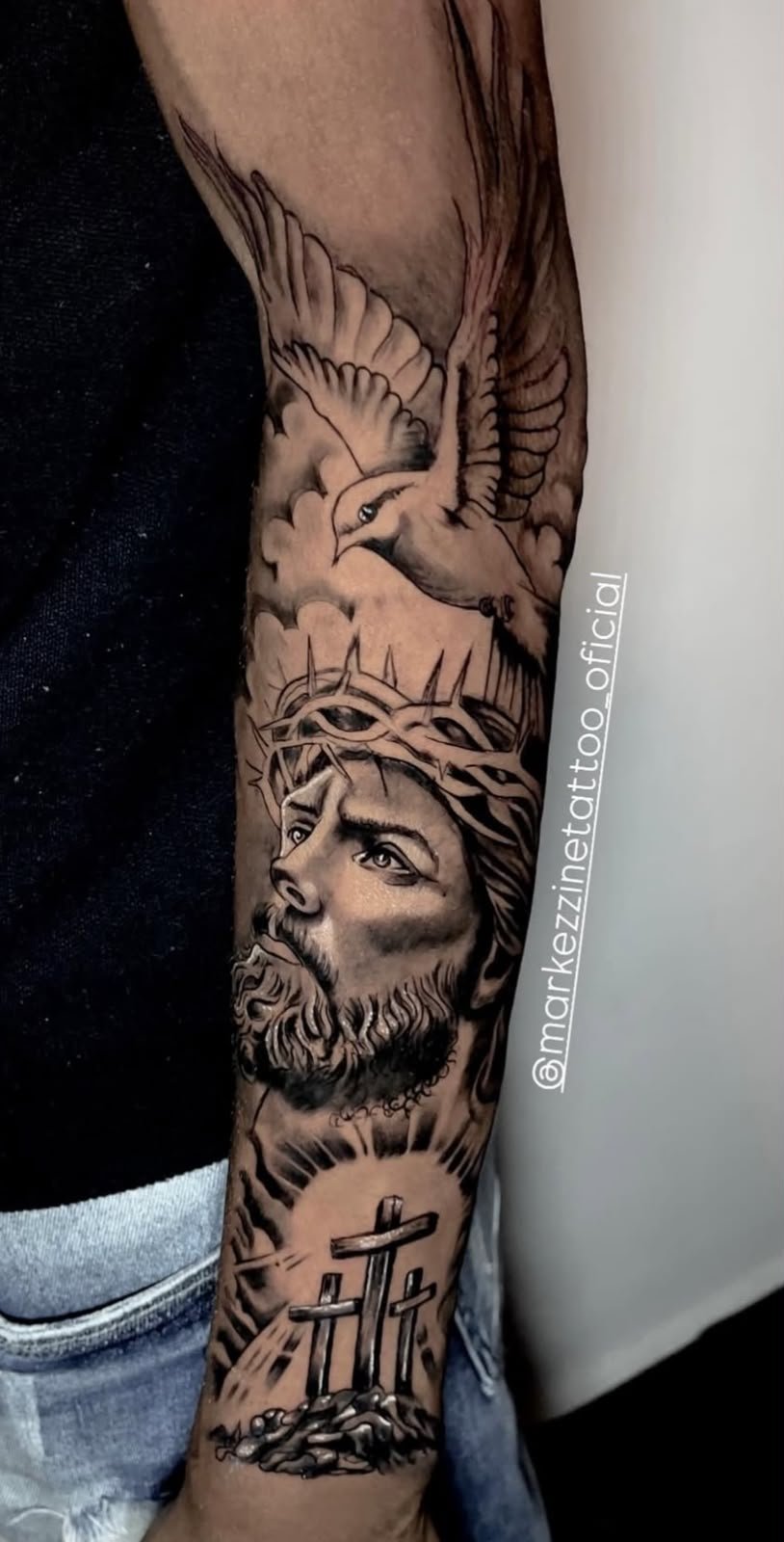 Tatuagem realizada no estúdio Markezzine Tattoo — peça 4